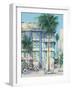 Bar Barbizo, Miami south Beach, 2020 (oil on canvas)-Andrew Hewkin-Framed Giclee Print