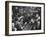 Bar Crammed with Patrons at Sammy's Bowery Follies-Alfred Eisenstaedt-Framed Premium Photographic Print