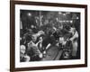 Bar Crammed with Patrons at Sammy's Bowery Follies-Alfred Eisenstaedt-Framed Photographic Print