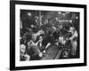 Bar Crammed with Patrons at Sammy's Bowery Follies-Alfred Eisenstaedt-Framed Photographic Print