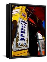 Bar Entrance, La Boca, Buenos Aires, Argentina-Michael Taylor-Framed Stretched Canvas