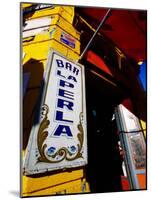 Bar Entrance, La Boca, Buenos Aires, Argentina-Michael Taylor-Mounted Photographic Print