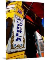 Bar Entrance, La Boca, Buenos Aires, Argentina-Michael Taylor-Mounted Photographic Print