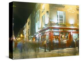 Bar Fleet Street, Temple Bar Area, Dublin, County Dublin, Eire (Ireland)-Bruno Barbier-Stretched Canvas