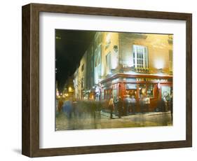 Bar Fleet Street, Temple Bar Area, Dublin, County Dublin, Eire (Ireland)-Bruno Barbier-Framed Photographic Print