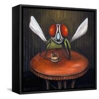 Bar Fly-Leah Saulnier-Framed Stretched Canvas