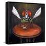 Bar Fly-Leah Saulnier-Framed Stretched Canvas