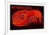 Bar Harbor, Maine - Lobster Neon-Lantern Press-Framed Premium Giclee Print