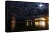 Bar Harbor Night Mood, Maine-George Oze-Stretched Canvas