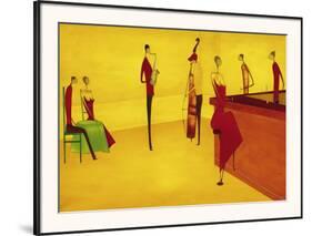 Bar Jazz-Thierry Ona-Framed Art Print