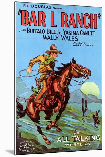 Bar L Ranch, 1930-null-Mounted Art Print