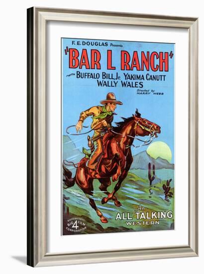 Bar L Ranch, 1930-null-Framed Art Print
