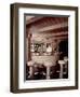 Bar on the Ship 'Christina O' Owned by Shipping Magnate Aristotle Onassis, 1954-Dmitri Kessel-Framed Photographic Print