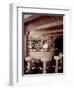 Bar on the Ship 'Christina O' Owned by Shipping Magnate Aristotle Onassis, 1954-Dmitri Kessel-Framed Photographic Print