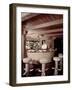Bar on the Ship 'Christina O' Owned by Shipping Magnate Aristotle Onassis, 1954-Dmitri Kessel-Framed Photographic Print