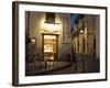 Bar, Piazza Duomo, Evening, Cefalu, Sicily, Italy, Europe-Martin Child-Framed Photographic Print