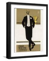 Bar Riche, 1907-Hans Rudi Erdt-Framed Giclee Print