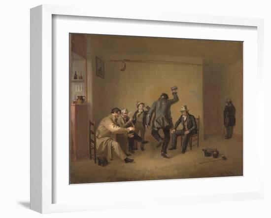 Bar-Room Scene, 1835-William Sidney Mount-Framed Giclee Print