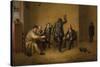 Bar Room Scene-William Sidney Mount-Stretched Canvas