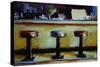 Bar Stools, Salem-Pam Ingalls-Stretched Canvas