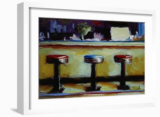 Bar Stools, Salem-Pam Ingalls-Framed Giclee Print