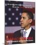 Barack Obama 44th President Art Print Poster-null-Mounted Mini Poster