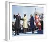 Barack Obama: 44th President of the United States of America-Celebrity Photography-Framed Art Print