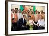 Barack Obama and Hillary Rodham Clinton with Aung San Suu Ky-null-Framed Photo