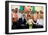 Barack Obama and Hillary Rodham Clinton with Aung San Suu Ky-null-Framed Premium Photographic Print