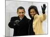 Barack Obama and His Wife Arrive at the Opening Inaugural Celebration at the Lincoln Memorial-null-Mounted Photographic Print