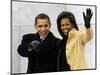 Barack Obama and His Wife Arrive at the Opening Inaugural Celebration at the Lincoln Memorial-null-Mounted Photographic Print