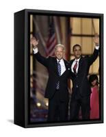 Barack Obama and Joe Biden at the Democratic National Convention 2008, Denver, CO-null-Framed Stretched Canvas