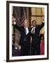 Barack Obama and Joe Biden at the Democratic National Convention 2008, Denver, CO-null-Framed Photographic Print