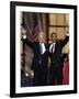 Barack Obama and Joe Biden at the Democratic National Convention 2008, Denver, CO-null-Framed Photographic Print