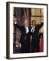 Barack Obama and Joe Biden at the Democratic National Convention 2008, Denver, CO-null-Framed Photographic Print