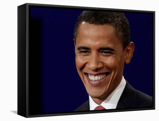 Barack Obama at the First Presidential Debate 2008, Oxford, MS-null-Framed Stretched Canvas