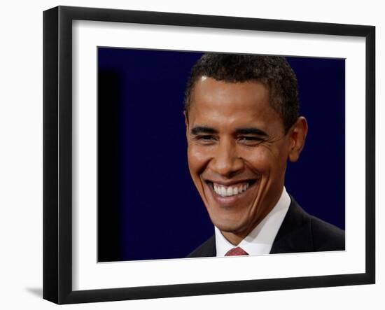 Barack Obama at the First Presidential Debate 2008, Oxford, MS-null-Framed Photographic Print