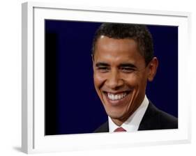 Barack Obama at the First Presidential Debate 2008, Oxford, MS-null-Framed Photographic Print