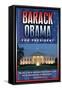 Barack Obama For President-null-Framed Stretched Canvas