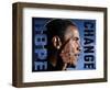 Barack Obama: Hope, Change-null-Framed Art Print