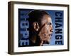 Barack Obama: Hope, Change-null-Framed Art Print