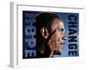 Barack Obama: Hope, Change-null-Framed Art Print