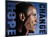 Barack Obama: Hope, Change-null-Mounted Art Print