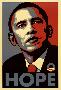 Barack Obama (Hope, Shepard Fairey Campaign) Art Poster Print-null-Lamina Framed Poster