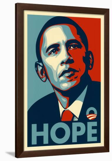 Barack Obama (Hope)-null-Framed Poster