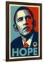 Barack Obama (Hope)-null-Framed Poster