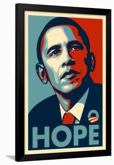 Barack Obama (Hope)-null-Framed Poster