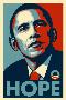 Barack Obama (Hope)-null-Lamina Framed Poster