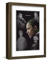 Barack Obama - Remember (no quotes)-null-Framed Premium Giclee Print