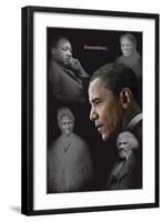 Barack Obama - Remember (no quotes)-null-Framed Art Print